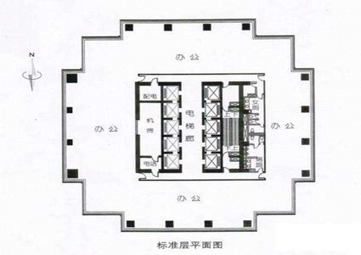 新上海国际大厦办公区